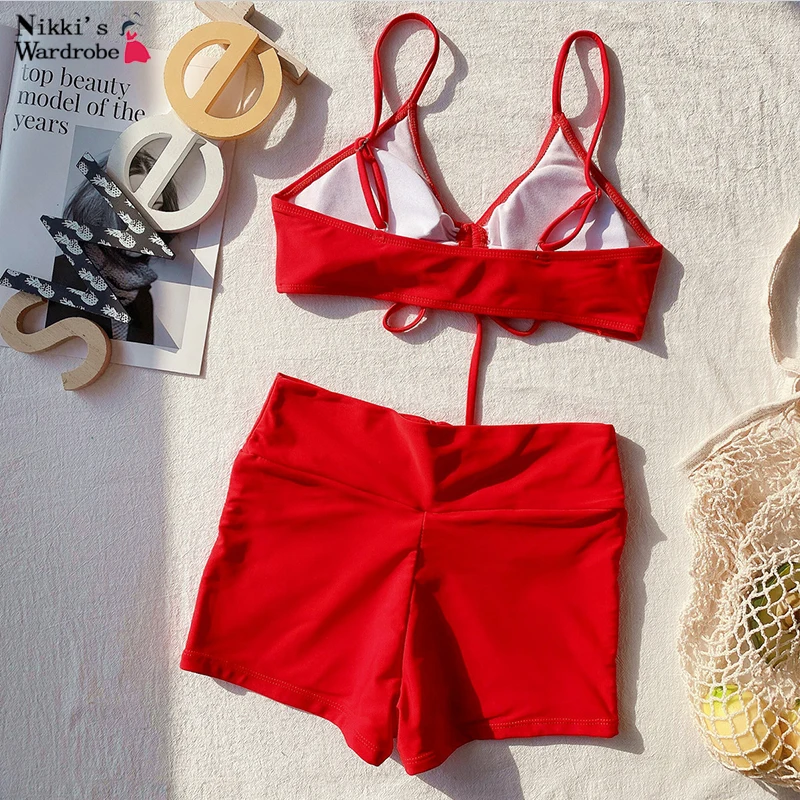 Drawstring High Waist Bikini Women Band Swimsuit Women Vintage Flat Angle Bikini 2 Piece Swimsuit 2020
Drawstring High Waist Bikini Women Band Swimsuit Women Vintage Flat Angle Bikini 2 Piece Swimsuit 2020