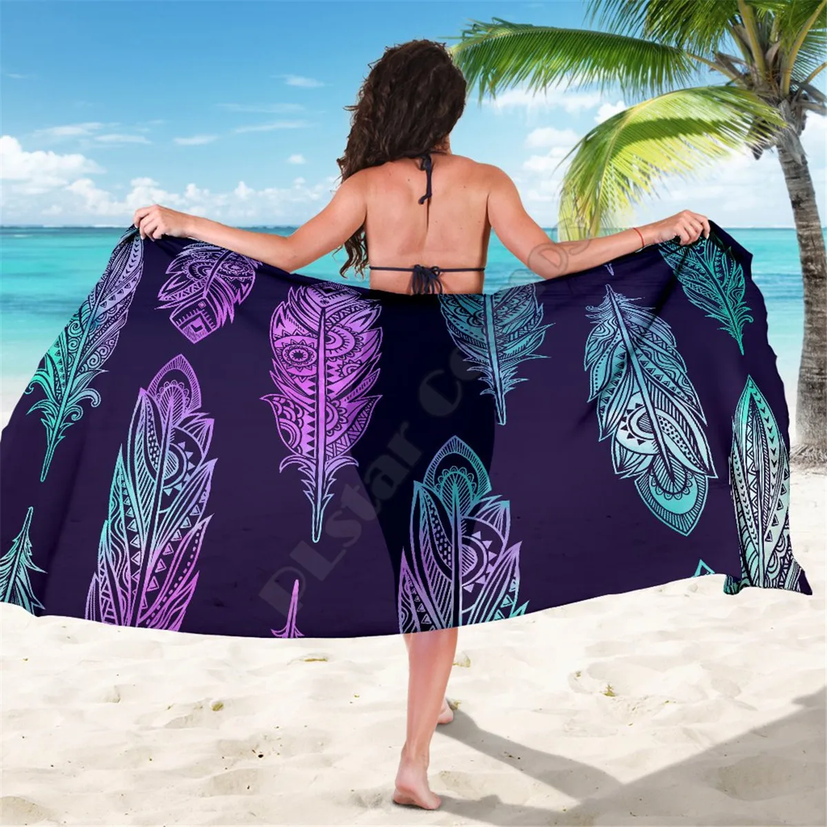 Neon Pink Feather Sarong 3D printed Towel Summer Seaside resort Casual Bohemian style Beach Towel
Neon Pink Feather Sarong 3D printed Towel Summer Seaside resort Casual Bohemian style Beach Towel