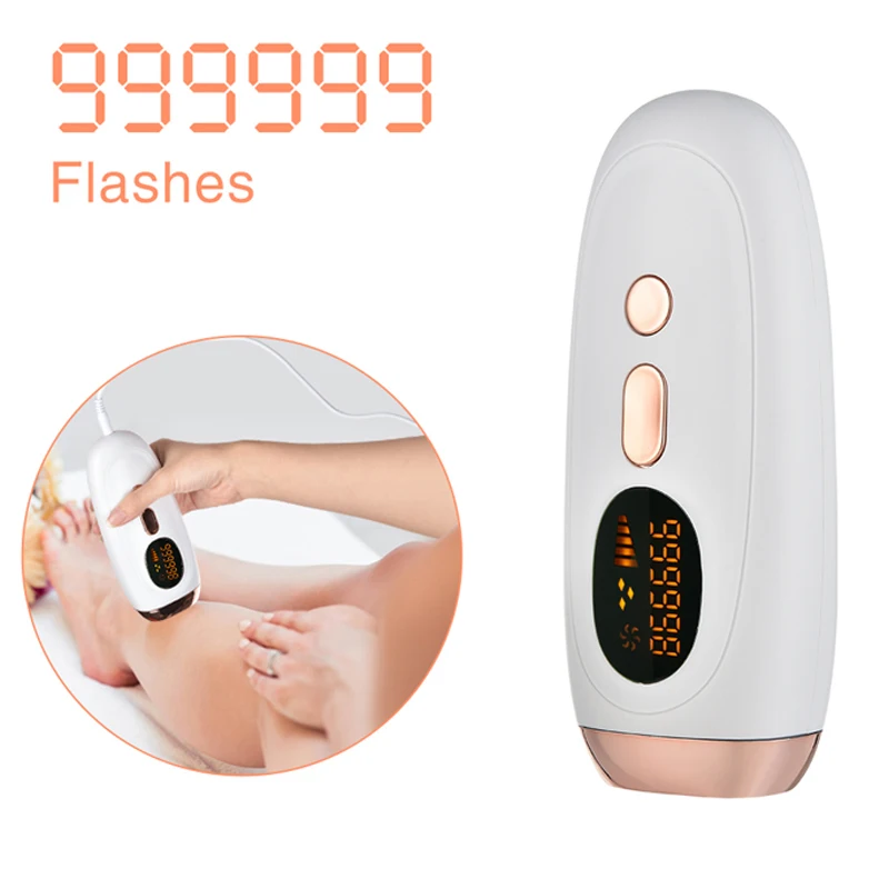 999999 Flashes Laser Epilator Permanent IPL Photoepilator Hair Removal Bikini Facial Body Depiladora Painless Electric Epilator
999999 Flashes Laser Epilator Permanent IPL Photoepilator Hair Removal Bikini Facial Body Depiladora Painless Electric Epilator