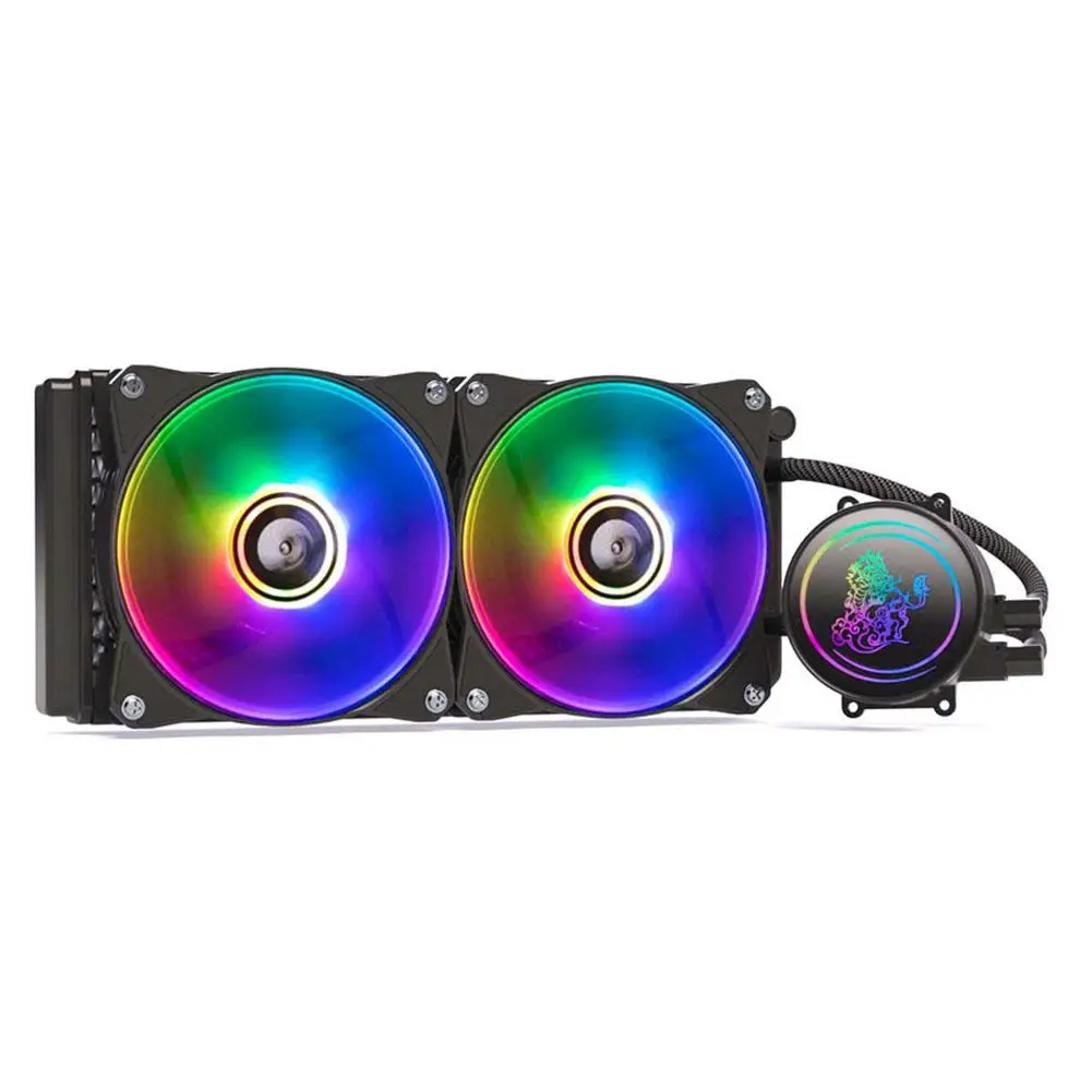 CPU Liquid Cooler 240 Radiator Dual Chamber Pump Fans Independently Controlled RGB Close-Loop Cooling Fan Kit Cooling Building
CPU Liquid Cooler 240 Radiator Dual Chamber Pump Fans Independently Controlled RGB Close-Loop Cooling Fan Kit Cooling Building