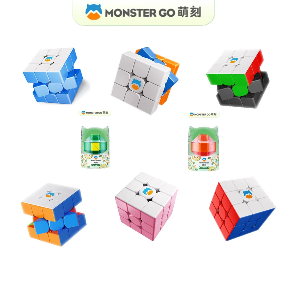 

GAN 356 3X3 Monster Go MG Series Magic Cube Magnetic Cube Speed Cubes Mini Puzzle Children's Educational Toys Adults Antistress