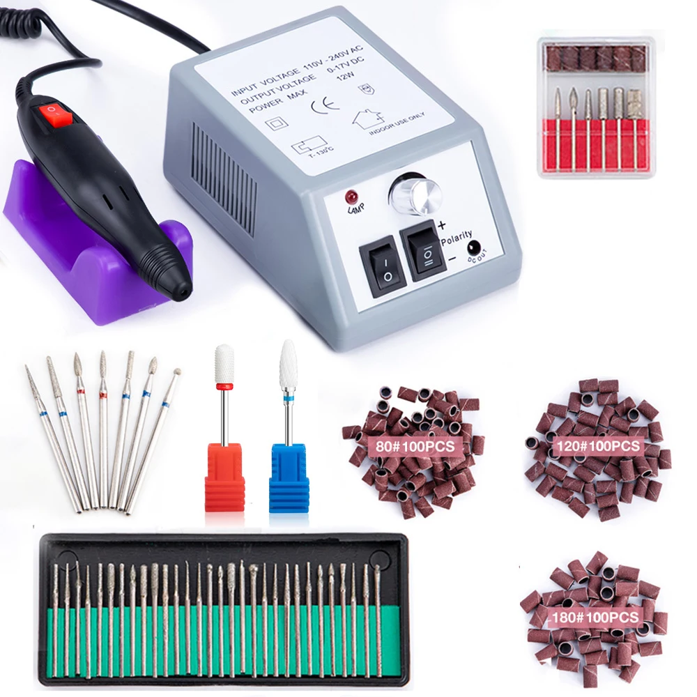 35000RPM Electric Nail Drill Machine Set Electric Manicure Machine Sets Accessory Pedicure Kit Ceramic Nail Drill Bit Nail Tools
35000RPM Electric Nail Drill Machine Set Electric Manicure Machine Sets Accessory Pedicure Kit Ceramic Nail Drill Bit Nail Tools