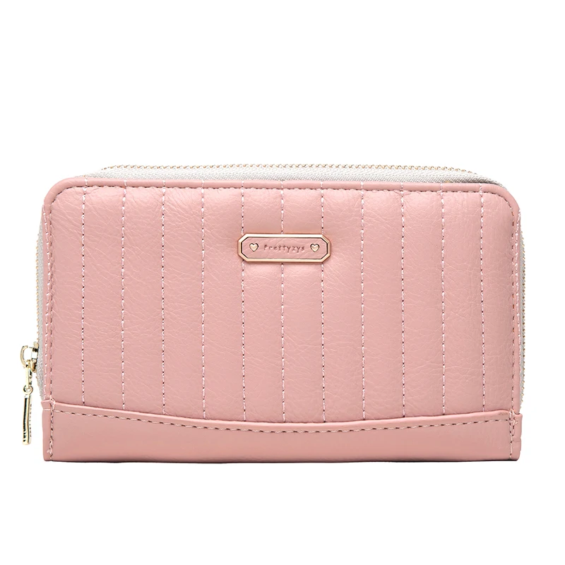 New Medium Wallet Women Card Holder Zipper Hasp Coin Pocket Pu Leather Brand Designer Thread Plaid Female Purses 
New Medium Wallet Women Card Holder Zipper Hasp Coin Pocket Pu Leather Brand Designer Thread Plaid Female Purses