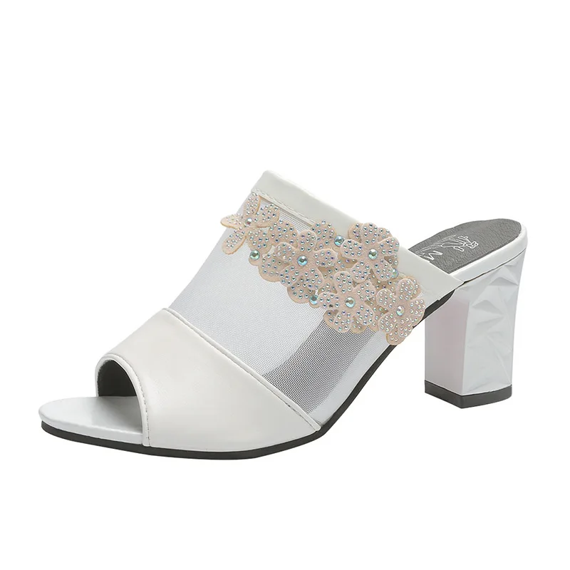 2021 Hot Summer New High-heeled Sandals Fashion Sexy Fish Mouth Mesh Rhinestone Women Sandals
2021 Hot Summer New High-heeled Sandals Fashion Sexy Fish Mouth Mesh Rhinestone Women Sandals