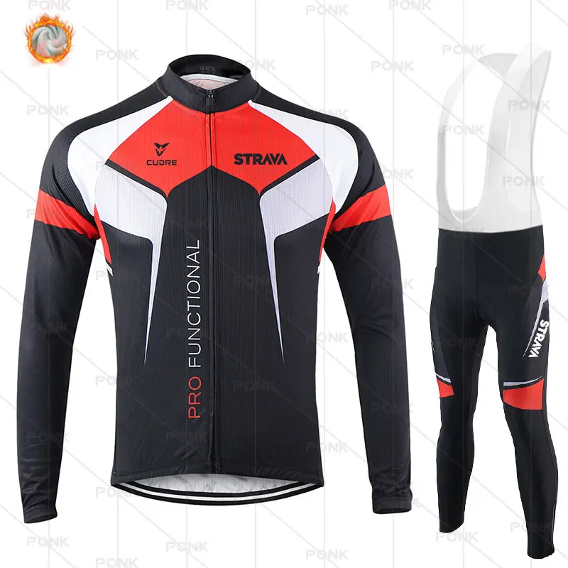 2021 STRAVA Winter Thermal Fleece Uniforme Cycling Jersey Set Long Sleeve Bib Pants MTB Ropa Ciclismo Hombre Cycling Clothing
2021 STRAVA Winter Thermal Fleece Uniforme Cycling Jersey Set Long Sleeve Bib Pants MTB Ropa Ciclismo Hombre Cycling Clothing
