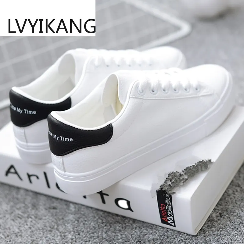 HOT Women Sneakers 2020 Fashion Breathble Vulcanized Shoes Women Pu leather Platform Shoes Women Lace up Casual Shoes White
HOT Women Sneakers 2020 Fashion Breathble Vulcanized Shoes Women Pu leather Platform Shoes Women Lace up Casual Shoes White