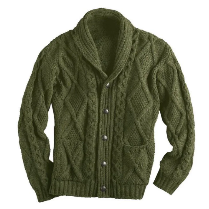 Autumn Winter Men's Sweaters Cardigan Loose Casual Traveling Solid Color Long-sleeved Lapel V-Neck Jackets Coat Sweater
Autumn Winter Men's Sweaters Cardigan Loose Casual Traveling Solid Color Long-sleeved Lapel V-Neck Jackets Coat Sweater