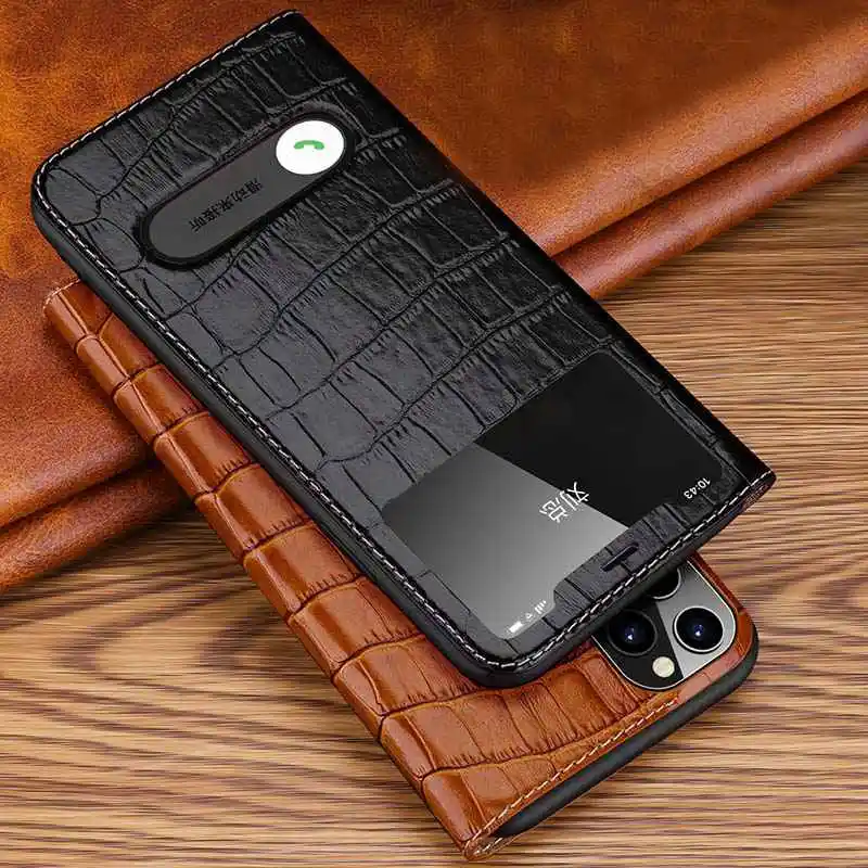Genuine Leather Case For Iphone 11 Pro Case For 11Pro Max Cover Magnetic Hoesje Coque For Iphone 11 Cases Window View Fundas
Genuine Leather Case For Iphone 11 Pro Case For 11Pro Max Cover Magnetic Hoesje Coque For Iphone 11 Cases Window View Fundas