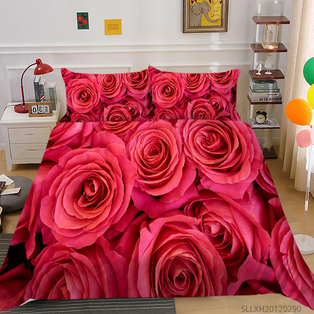 Comforter Bedding Sets Queen Size Duvet Cover Set Pink Roses Print Luxury Highend Bedroom Decoration 2/3 Pcs Dropship
Comforter Bedding Sets Queen Size Duvet Cover Set Pink Roses Print Luxury Highend Bedroom Decoration 2/3 Pcs Dropship