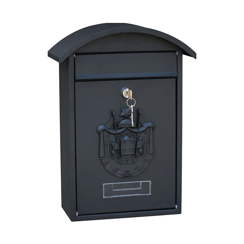 European letter box outdoor home villa wall creative report with lock retro mailbox rain ornaments mail tube post | Дом и сад