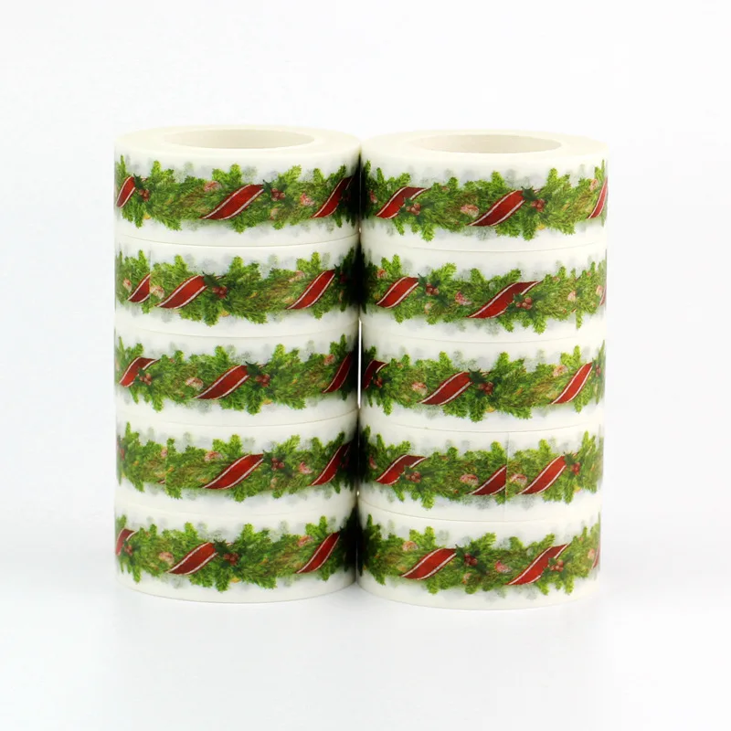 10PCS/lot Decor Christmas Wreath Washi Tapes Paper for Planner Scrapbooking Stickers Masking Tapes School Supplies Stationery
10PCS/lot Decor Christmas Wreath Washi Tapes Paper for Planner Scrapbooking Stickers Masking Tapes School Supplies Stationery