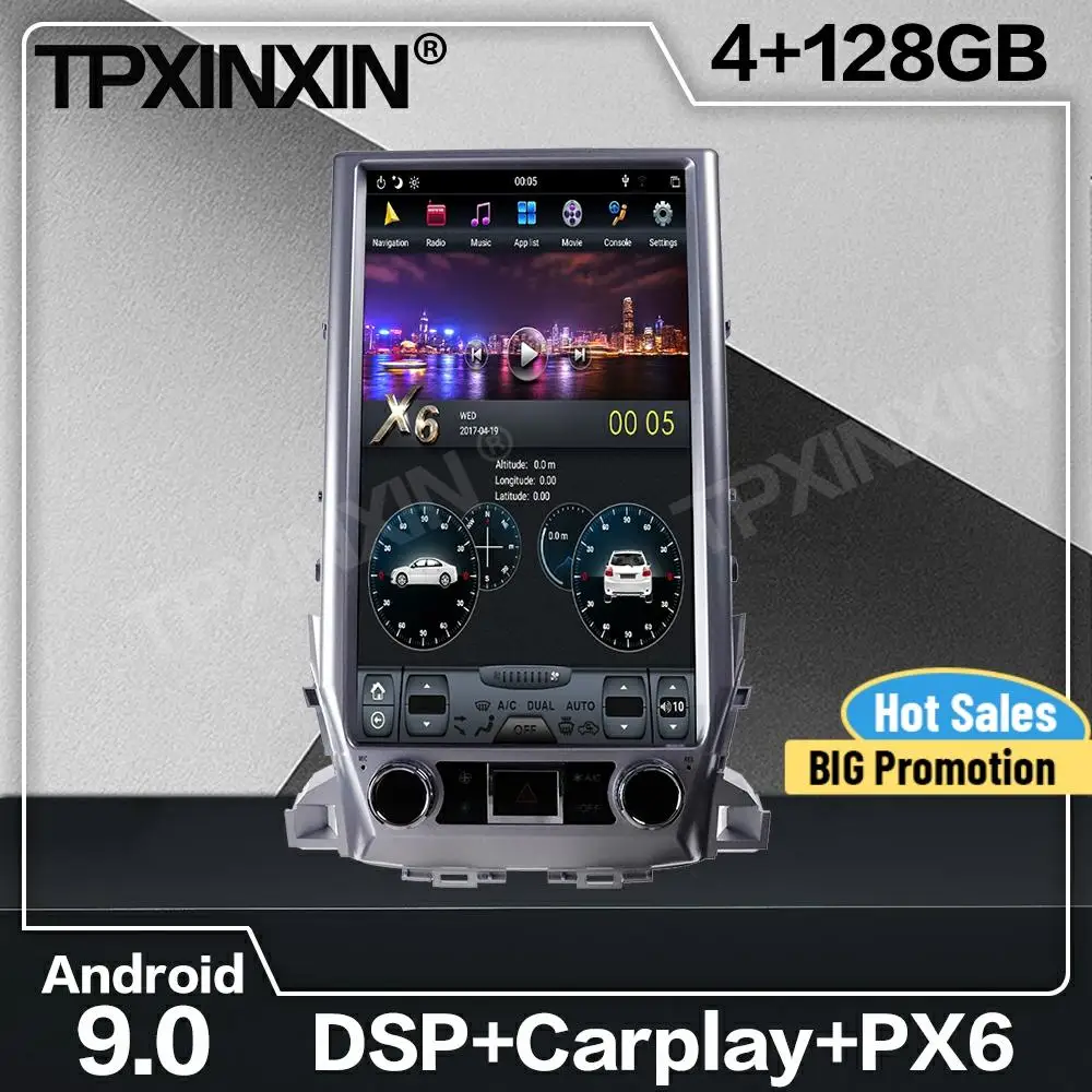 128G Tesla Screen Carplay Android Car Radio 2 Din Stereo Receiver For Toyota Lander Cruiser LC200 2016 20017 2018 GPS Audio Unit
128G Tesla Screen Carplay Android Car Radio 2 Din Stereo Receiver For Toyota Lander Cruiser LC200 2016 20017 2018 GPS Audio Unit