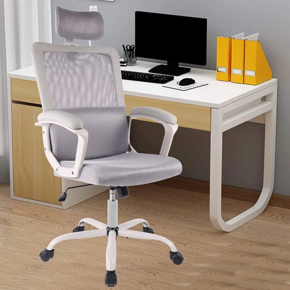 Home office chair grid desk rotary desk ergonomics executive ba-to-ba high chair 27x21x8 inch gray and bla
Home office chair grid desk rotary desk ergonomics executive ba-to-ba high chair 27x21x8 inch gray and bla