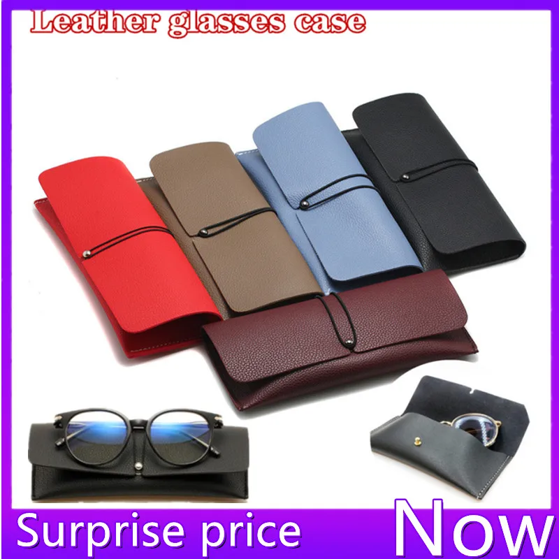Fashion Unisex Eyeglass Case Eyeglasses Sunglasses Box Drawstring Portable Leather Cover Eyewear Accessories 5colors
Fashion Unisex Eyeglass Case Eyeglasses Sunglasses Box Drawstring Portable Leather Cover Eyewear Accessories 5colors