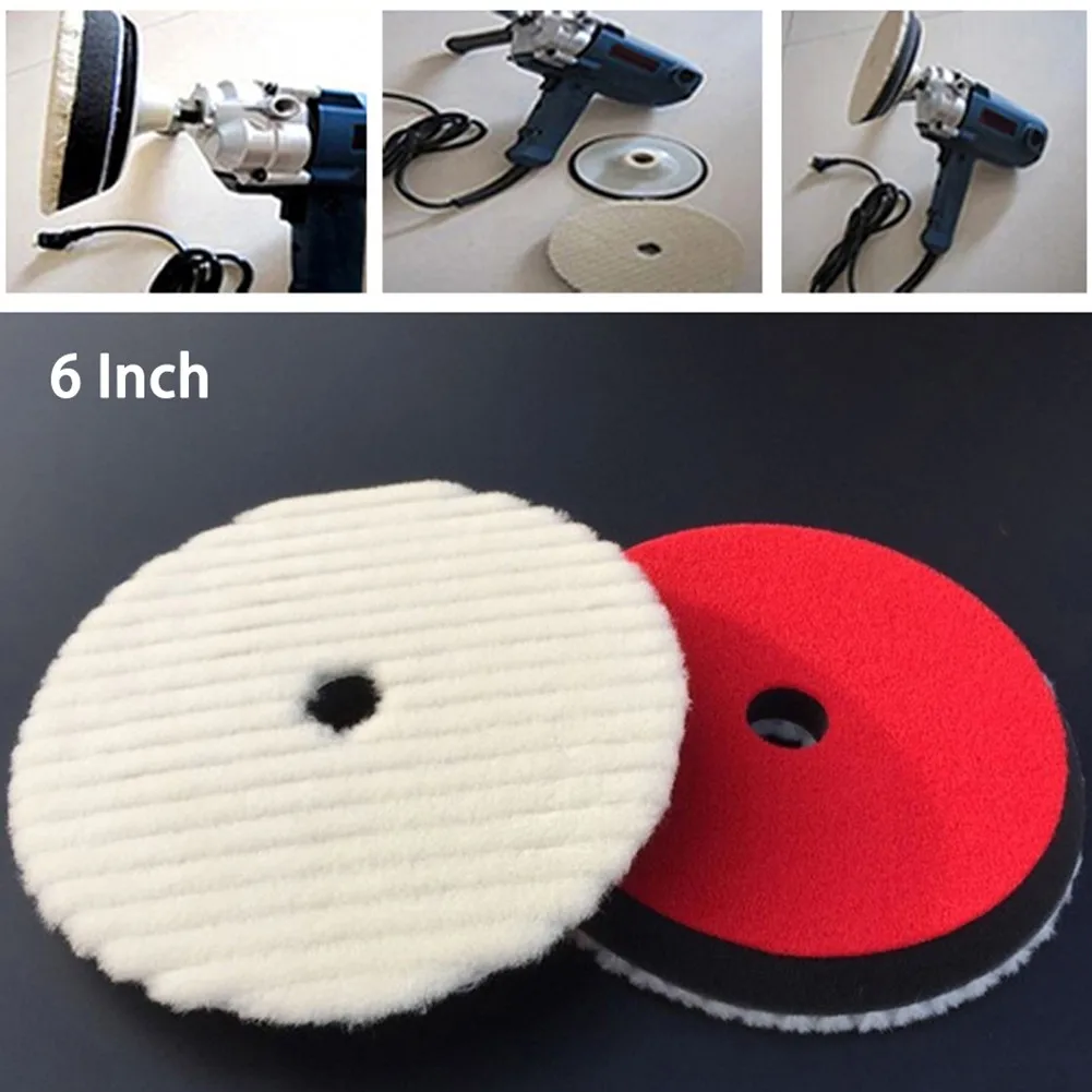 6 Inch 150mm Car Auto Soft Wool Buffing Polishing Pad Mixed Color Backing Pad Professional Wool Pad For Waxing
6 Inch 150mm Car Auto Soft Wool Buffing Polishing Pad Mixed Color Backing Pad Professional Wool Pad For Waxing