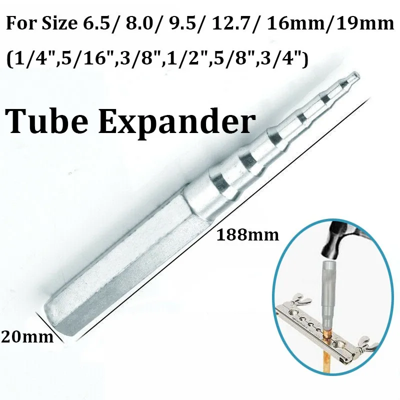 Tube Expanders Copper Pipe Swaging Manual Refrigeration Air Conditioner Tube Alloy Steel Repair Hand Expanding Tool
Tube Expanders Copper Pipe Swaging Manual Refrigeration Air Conditioner Tube Alloy Steel Repair Hand Expanding Tool