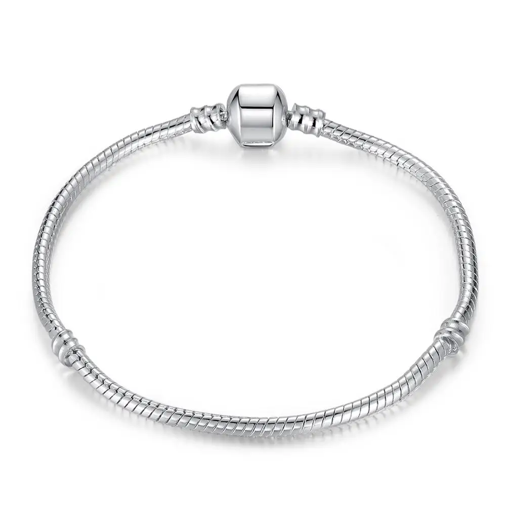 Rose Gold Color & Silver Color Snake Chain Bracelets DIY Bracelet Jewelry 16CM-23CM 8 Size Choice 
Rose Gold Color & Silver Color Snake Chain Bracelets DIY Bracelet Jewelry 16CM-23CM 8 Size Choice