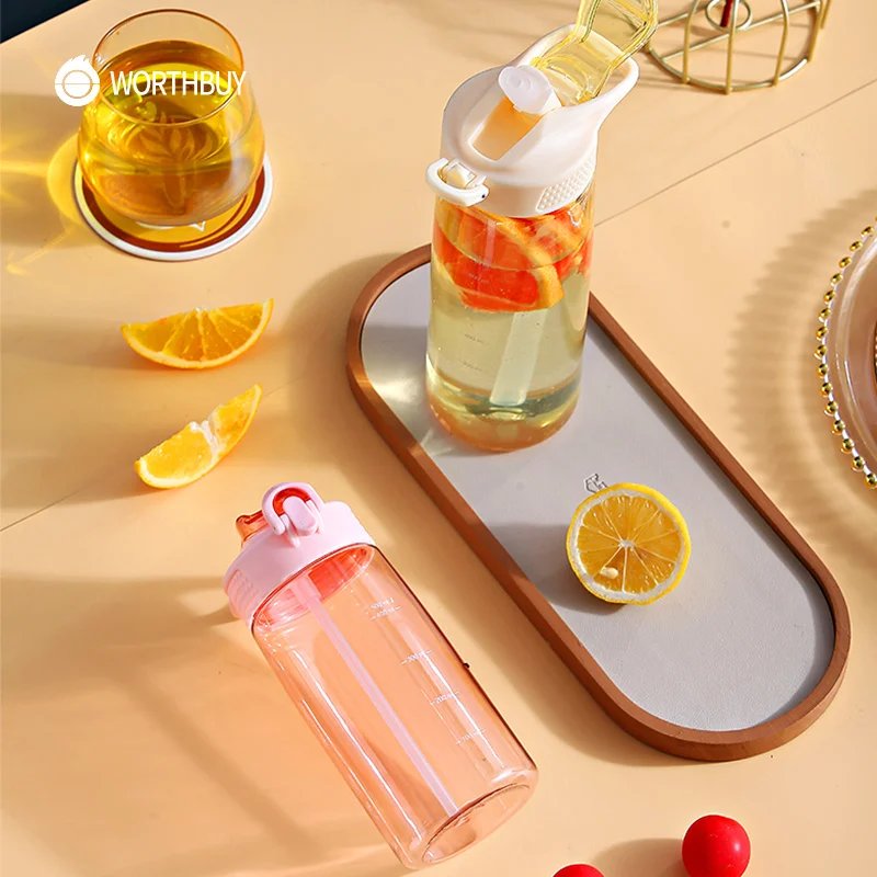 WORTHBUY Спортивная бутылка для воды с соломинкой, портативная пластиковая бутылка для воды из тритана для детей, герметичная посуда для напитк...
WORTHBUY Спортивная бутылка для воды с соломинкой, портативная пластиковая бутылка для воды из тритана для детей, герметичная посуда для напитк...