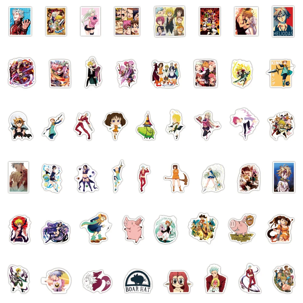 10/50/100Pcs Japan Anime Seven Deadly Sins Cartoon Stickers Waterproof For Motorcycle Car Helmet Guitar Laptop Skateboard Decal
10/50/100Pcs Japan Anime Seven Deadly Sins Cartoon Stickers Waterproof For Motorcycle Car Helmet Guitar Laptop Skateboard Decal
