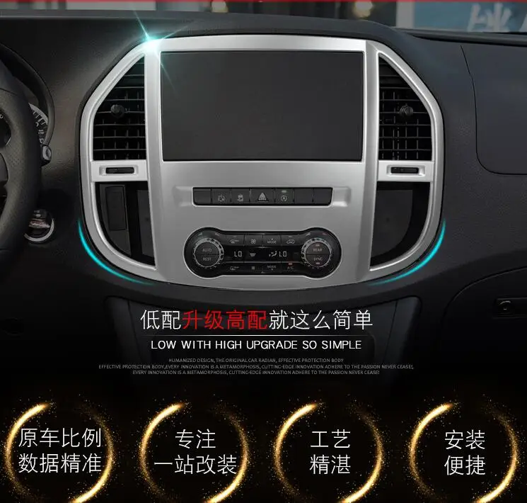 1PC ABS Chrome Car Air Conditioner Outlet Sticker Frame Cover Trims For Mercedes Benz Vito 2017 Car Styling Accessories
1PC ABS Chrome Car Air Conditioner Outlet Sticker Frame Cover Trims For Mercedes Benz Vito 2017 Car Styling Accessories