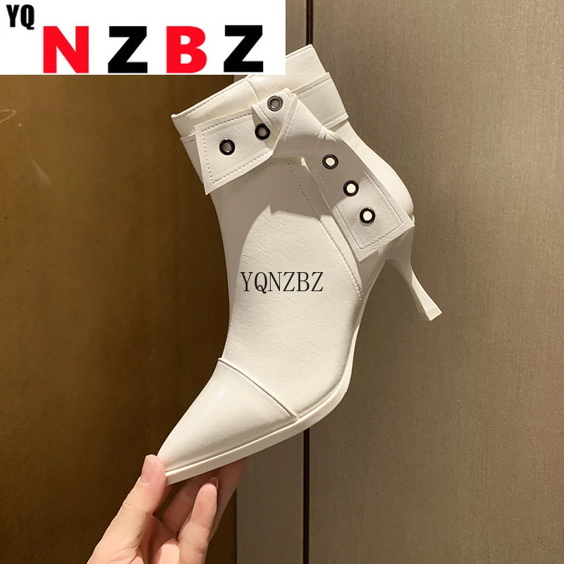 2022 New Pointed Toe Women's Shoes All-match Thin High Heels Women's Boots Elegant Comfort Office Ladies Shoes Fashion Booties
2022 New Pointed Toe Women's Shoes All-match Thin High Heels Women's Boots Elegant Comfort Office Ladies Shoes Fashion Booties