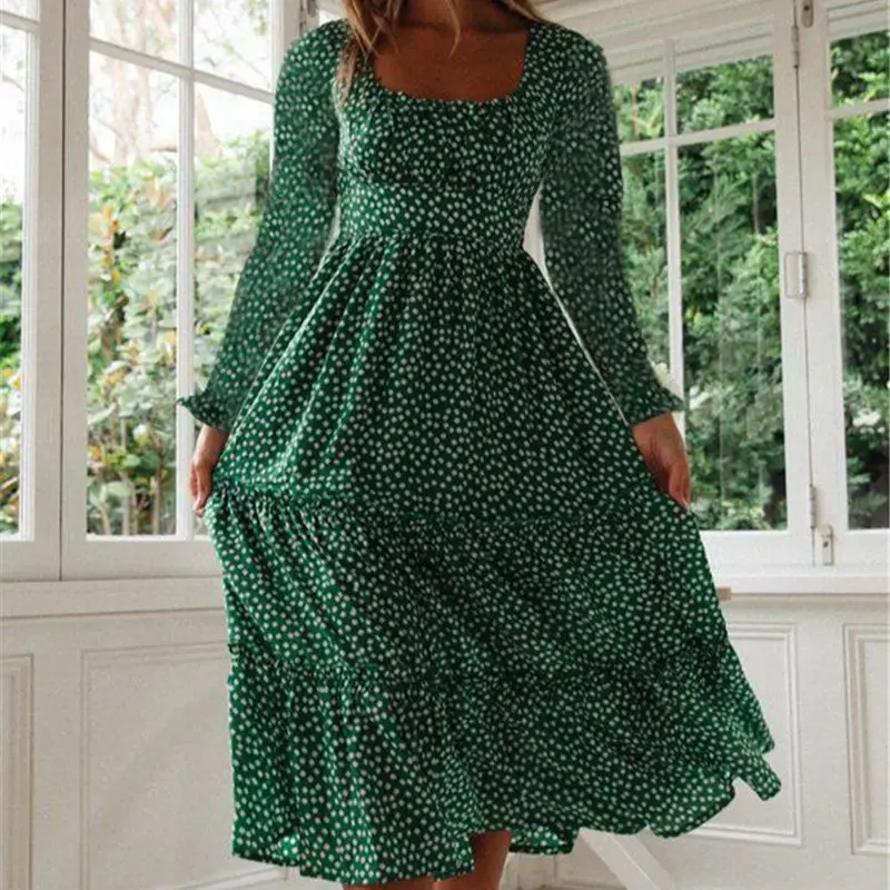 French Style Spring Autumn Women Casual Polka Dot Print A-Line Party Chiffon Dresses Eleagnt Lace-Up Slim Fashion Vestido Oodji
French Style Spring Autumn Women Casual Polka Dot Print A-Line Party Chiffon Dresses Eleagnt Lace-Up Slim Fashion Vestido Oodji