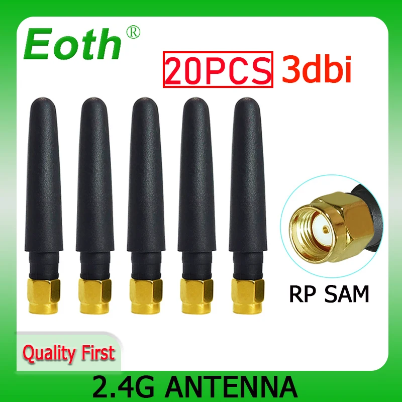 EOTH 20 шт. Антенна 2,4g wlan Wi-Fi 2,4 ГГц антенна 3dbi sma мама pbx iot модуль маршрутизатор tp link сигнальный приемник антенна с высоким коэффициентом усилени...
EOTH 20 шт. Антенна 2,4g wlan Wi-Fi 2,4 ГГц антенна 3dbi sma мама pbx iot модуль маршрутизатор tp link сигнальный приемник антенна с высоким коэффициентом усилени...