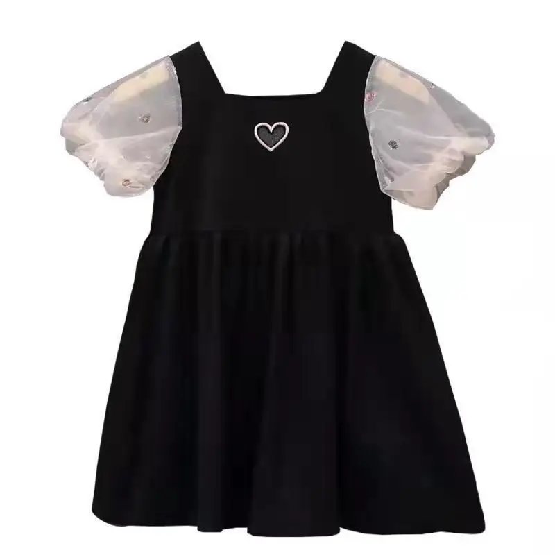 Girl Bubble Sleeve Dress 2021 Summer New Short-sleeved Mesh Female Baby inert Summer Dress
Girl Bubble Sleeve Dress 2021 Summer New Short-sleeved Mesh Female Baby inert Summer Dress