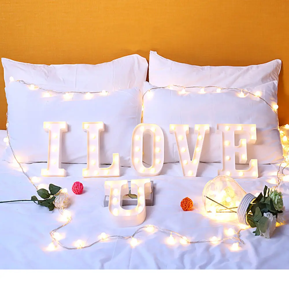 For LED Wedding Indoor Birthday Party Battery Christmas Decoration Day Symbol Bedroom Wall home Digital Lamp Number Alphabet 
For LED Wedding Indoor Birthday Party Battery Christmas Decoration Day Symbol Bedroom Wall home Digital Lamp Number Alphabet