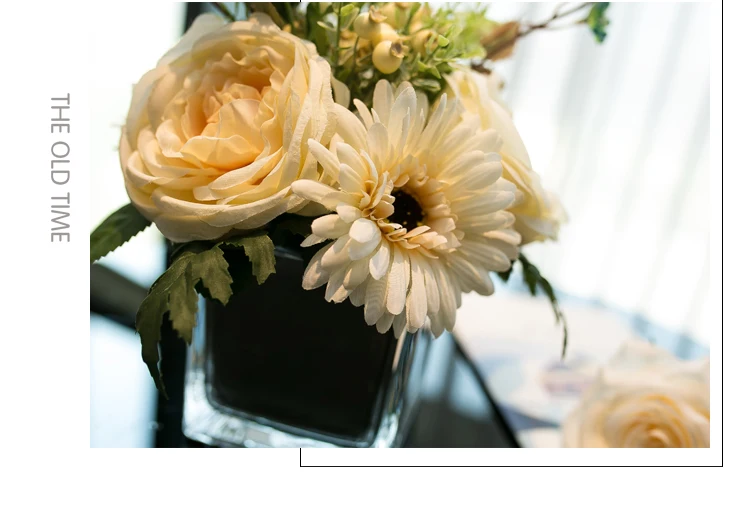 Silk Hydrangea Bouquet Flower with Vase Arrangements in Glass Vase for Wedding Desk Home Office Wedding Decor Artificial Flowers
Silk Hydrangea Bouquet Flower with Vase Arrangements in Glass Vase for Wedding Desk Home Office Wedding Decor Artificial Flowers