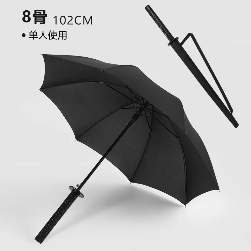 Креативный трендовый зонтик с длинной ручкой красивый мужской большой для