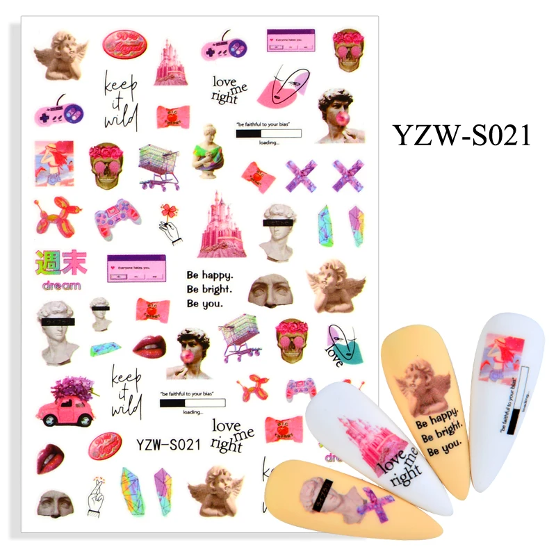 Hot Sale! 2021 NEW Nail Sticker Flower Leaf Tree Green Flamingo Animal Simple Summer DIY Adhesive Decals For Manicuring Nail Art
Hot Sale! 2021 NEW Nail Sticker Flower Leaf Tree Green Flamingo Animal Simple Summer DIY Adhesive Decals For Manicuring Nail Art