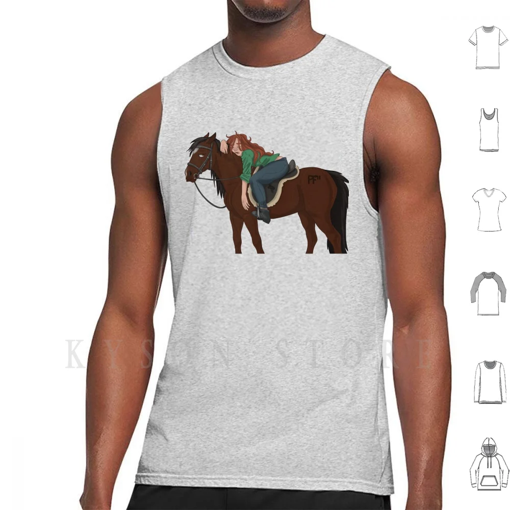 Sleep Riding Tank Tops Vest 100% Cotton Horse Equestrian Riding Sam The Elisrian Elisrianart Webcomic 
Sleep Riding Tank Tops Vest 100% Cotton Horse Equestrian Riding Sam The Elisrian Elisrianart Webcomic