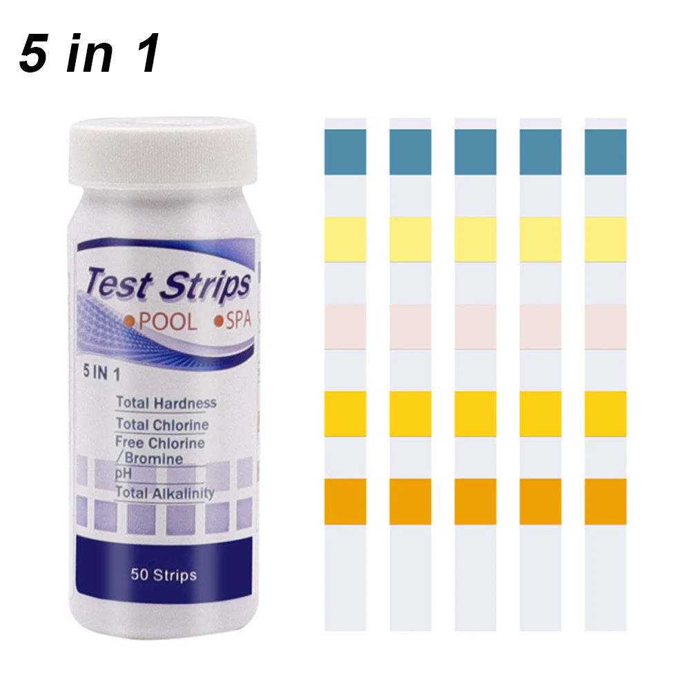 3/4/5/6-In-1 Swimming Pool PH Test Paper Residual Chlorine Value Alkalinity Hardness Test Strip PH Tester Cleaner Accessories
3/4/5/6-In-1 Swimming Pool PH Test Paper Residual Chlorine Value Alkalinity Hardness Test Strip PH Tester Cleaner Accessories