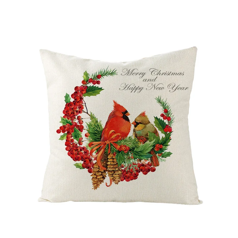 Christmas pillowcase linen cartoon Santa Claus office sofa cushion cover home wholesale
Christmas pillowcase linen cartoon Santa Claus office sofa cushion cover home wholesale