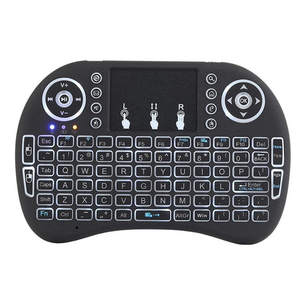 2.4GHz Wireless Keyboard for Android TV Box PC laptop 92 Keys DPI adjustable Wireless Keyboard Backlight with Touchpad Mouse
2.4GHz Wireless Keyboard for Android TV Box PC laptop 92 Keys DPI adjustable Wireless Keyboard Backlight with Touchpad Mouse