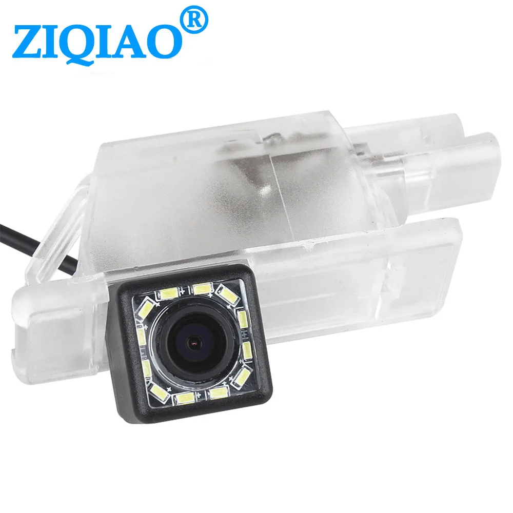 ZIQIAO HD 12LED Автомобильная камера заднего вида для Peugeot 2008 2012 2013 2014 2015 2016 2017 2018 монитор