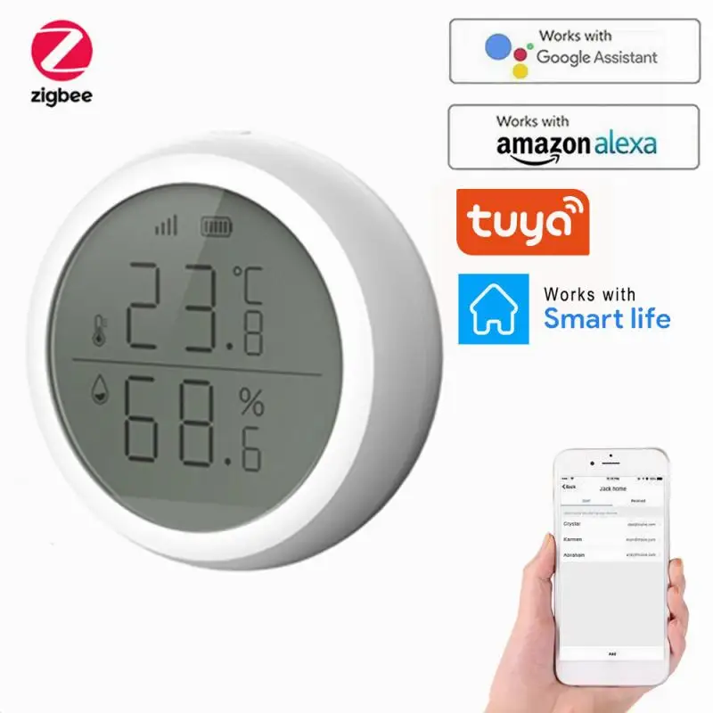 Tuya ZigBee Температура и влажности Сенсор с ЖК-дисплей Экран Дисплей работает с TuYa ZigBee хаб Аккумуляторный приведенный в действие приложение Smart ...
Tuya ZigBee Температура и влажности Сенсор с ЖК-дисплей Экран Дисплей работает с TuYa ZigBee хаб Аккумуляторный приведенный в действие приложение Smart ...