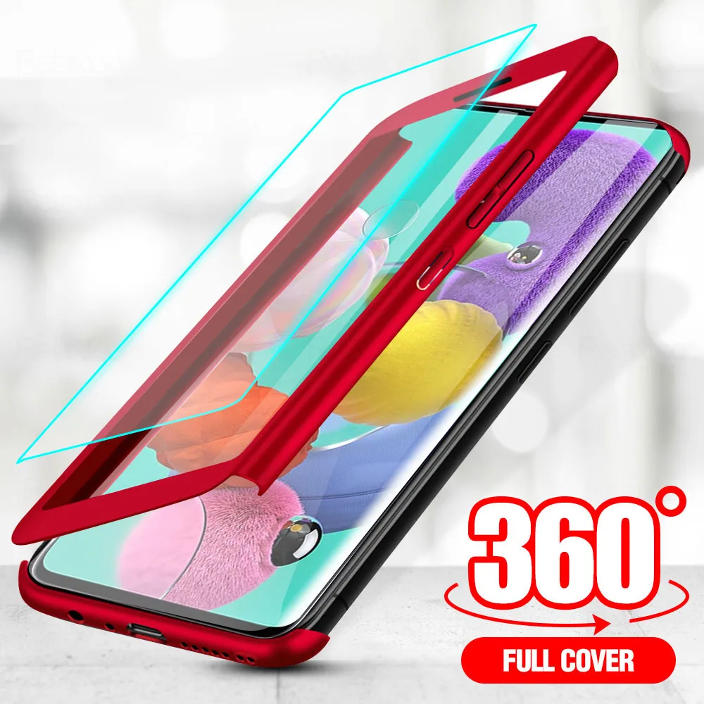 Чехол с полным покрытием 360 для Samsung Galaxy A51 A71 чехлы A 51 71 A515 A715 полноразмерный чехол
