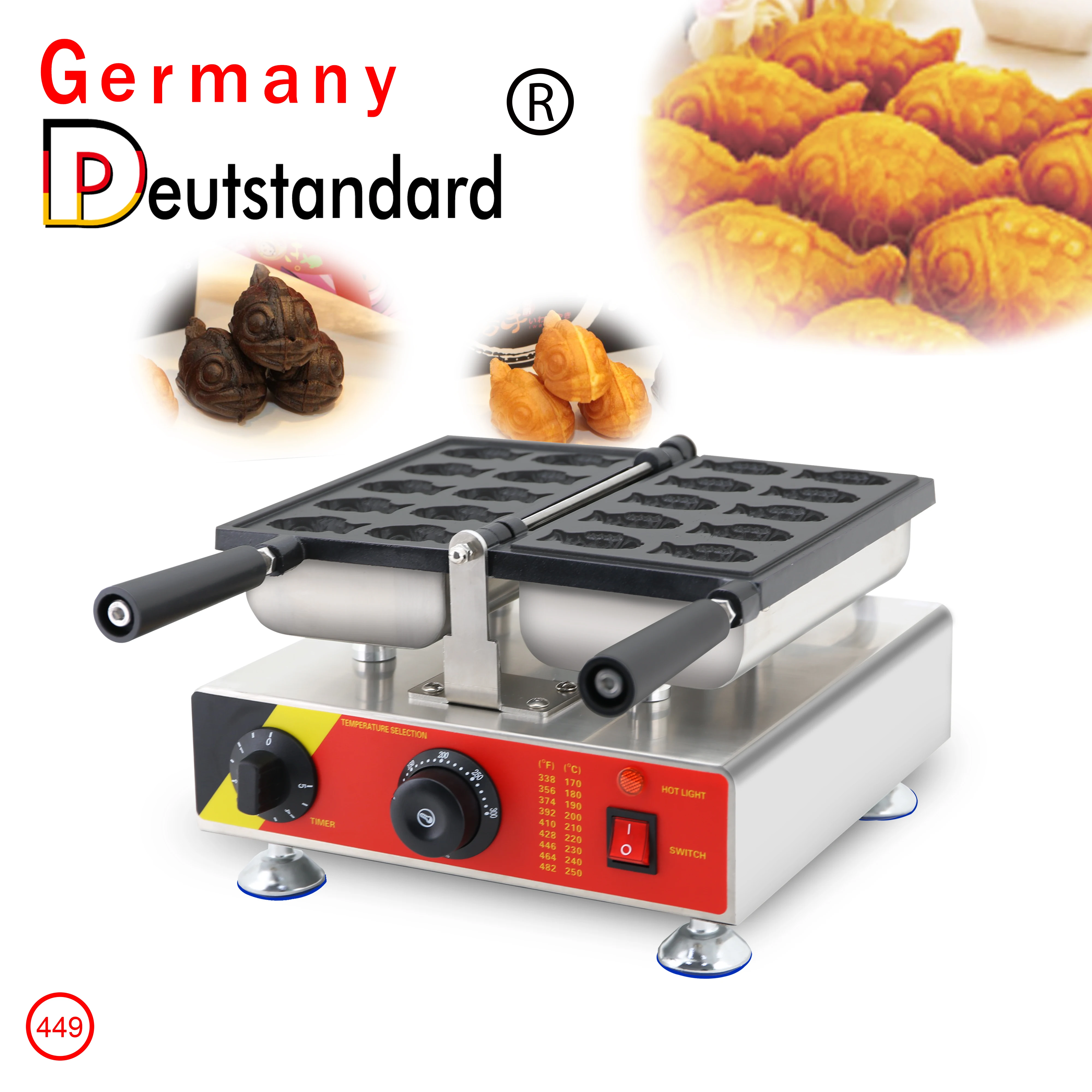 New Arrival 10 Pcs Fish Shape Waffle Machine Small Fish Taiyaki Machine Electric Waffle Maker Snack Machine Kitchen Appliance
New Arrival 10 Pcs Fish Shape Waffle Machine Small Fish Taiyaki Machine Electric Waffle Maker Snack Machine Kitchen Appliance