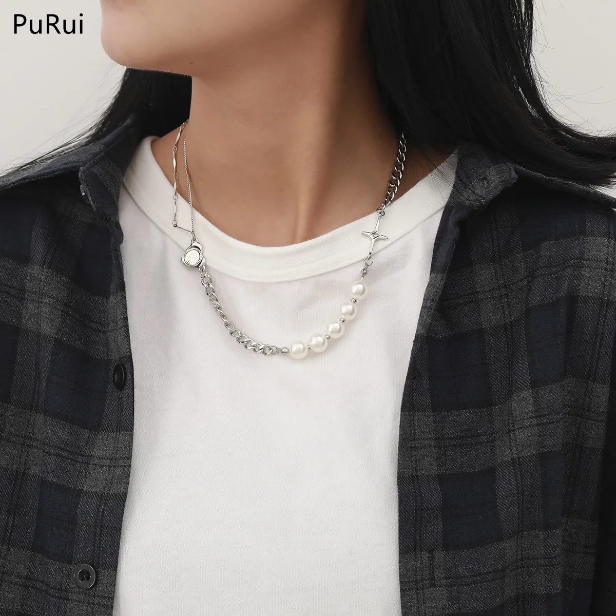 PuRui Kpop Lover Heart Pendant Necklace For Women Jewelry Fashion Trend White Acrylic Beads Chain Choker Necklace Accessories
PuRui Kpop Lover Heart Pendant Necklace For Women Jewelry Fashion Trend White Acrylic Beads Chain Choker Necklace Accessories