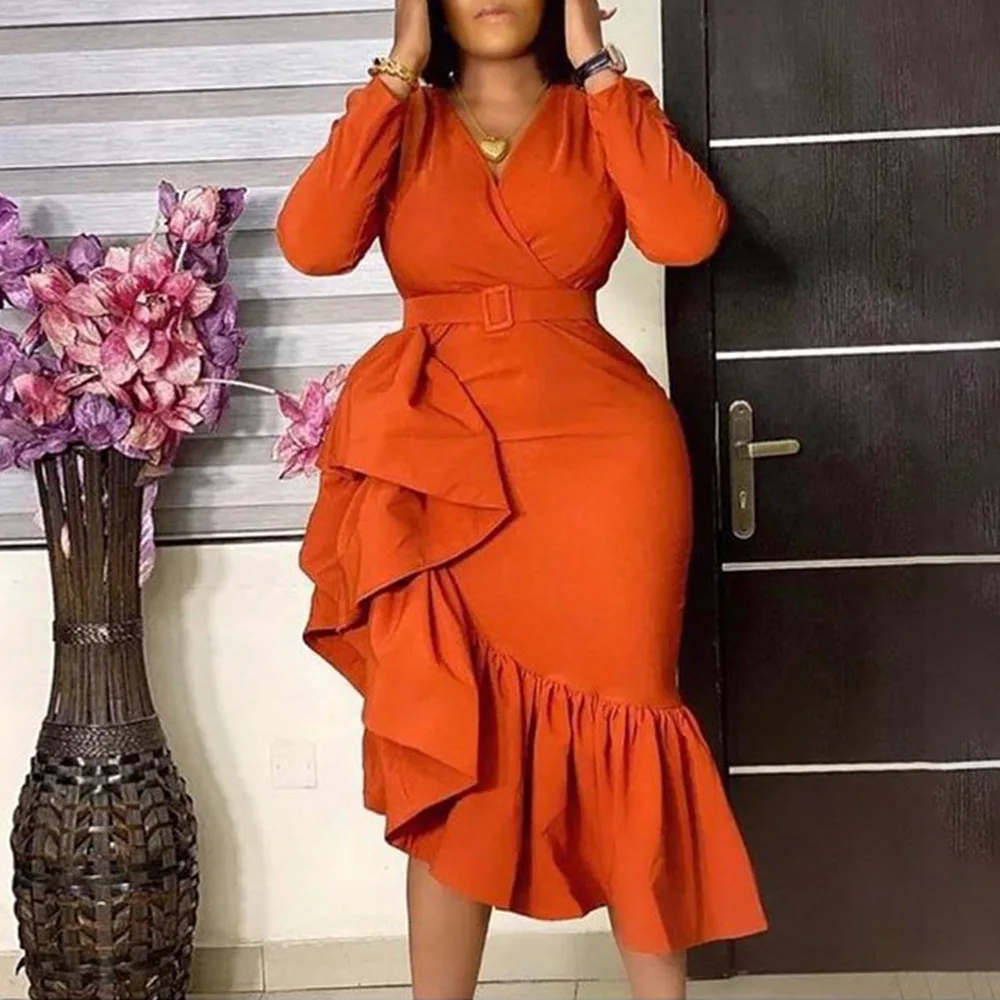 Summer Dress 2021 Sexy Deep V Irregular Patchwork Ruffles Petal Sleeve Midi Dress Elegant Patry Clothes Femme Vestidos
Summer Dress 2021 Sexy Deep V Irregular Patchwork Ruffles Petal Sleeve Midi Dress Elegant Patry Clothes Femme Vestidos