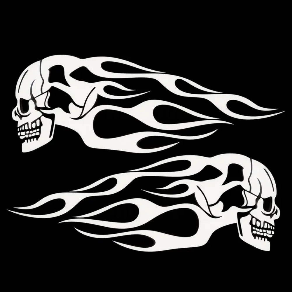 60% Dropshipping!! 2Pcs Universal Motorcycle Motorbike Gas Tank Skull Flame Decals Sticker Decor 
60% Dropshipping!! 2Pcs Universal Motorcycle Motorbike Gas Tank Skull Flame Decals Sticker Decor