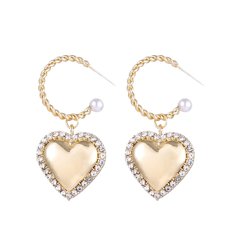 ARIANA Dainty Anti Allergy Heart Earrings Studs New Style Women's Vintage Yellow Crystal Ear Drops Dangles
ARIANA Dainty Anti Allergy Heart Earrings Studs New Style Women's Vintage Yellow Crystal Ear Drops Dangles