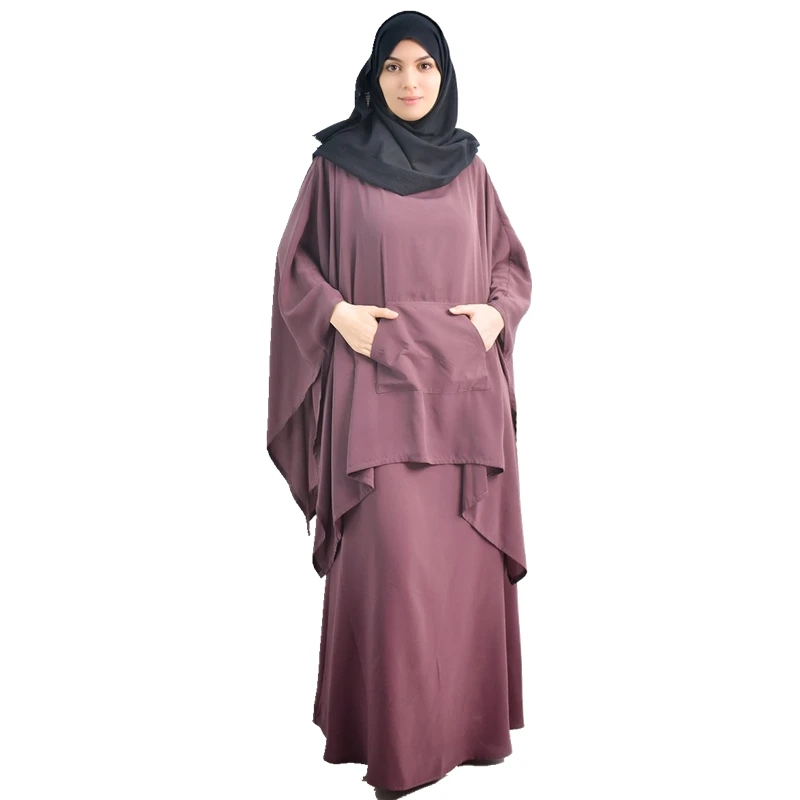 Muslim Women Niqab Burka Prayer Garment dress Two-Piece Set Long Khimar Outfit Skirt Abayas Ramadan Jilbab Worship Robe
Muslim Women Niqab Burka Prayer Garment dress Two-Piece Set Long Khimar Outfit Skirt Abayas Ramadan Jilbab Worship Robe