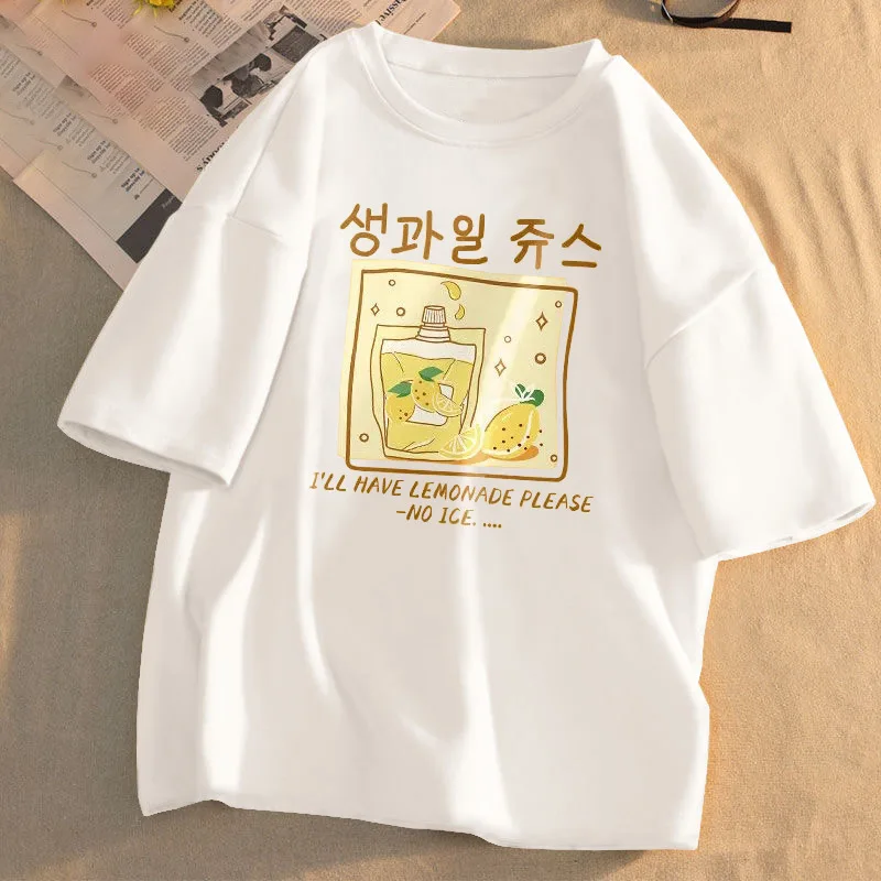 T-shirt Women Summer 2021 New Style Cartoon Print Short-Sleeved Round Neck Loose Women's T Shirt Top Clothing
T-shirt Women Summer 2021 New Style Cartoon Print Short-Sleeved Round Neck Loose Women's T Shirt Top Clothing