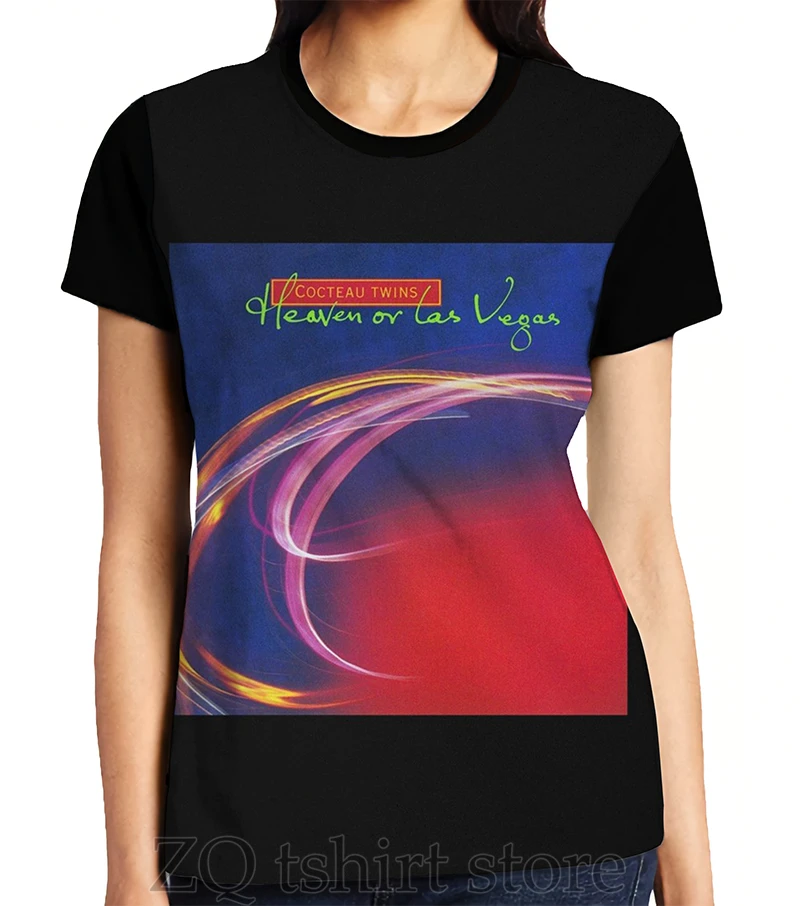 Футболка cocteau twins heaven or las vegas с графическим рисунком мужские топы женская футболка