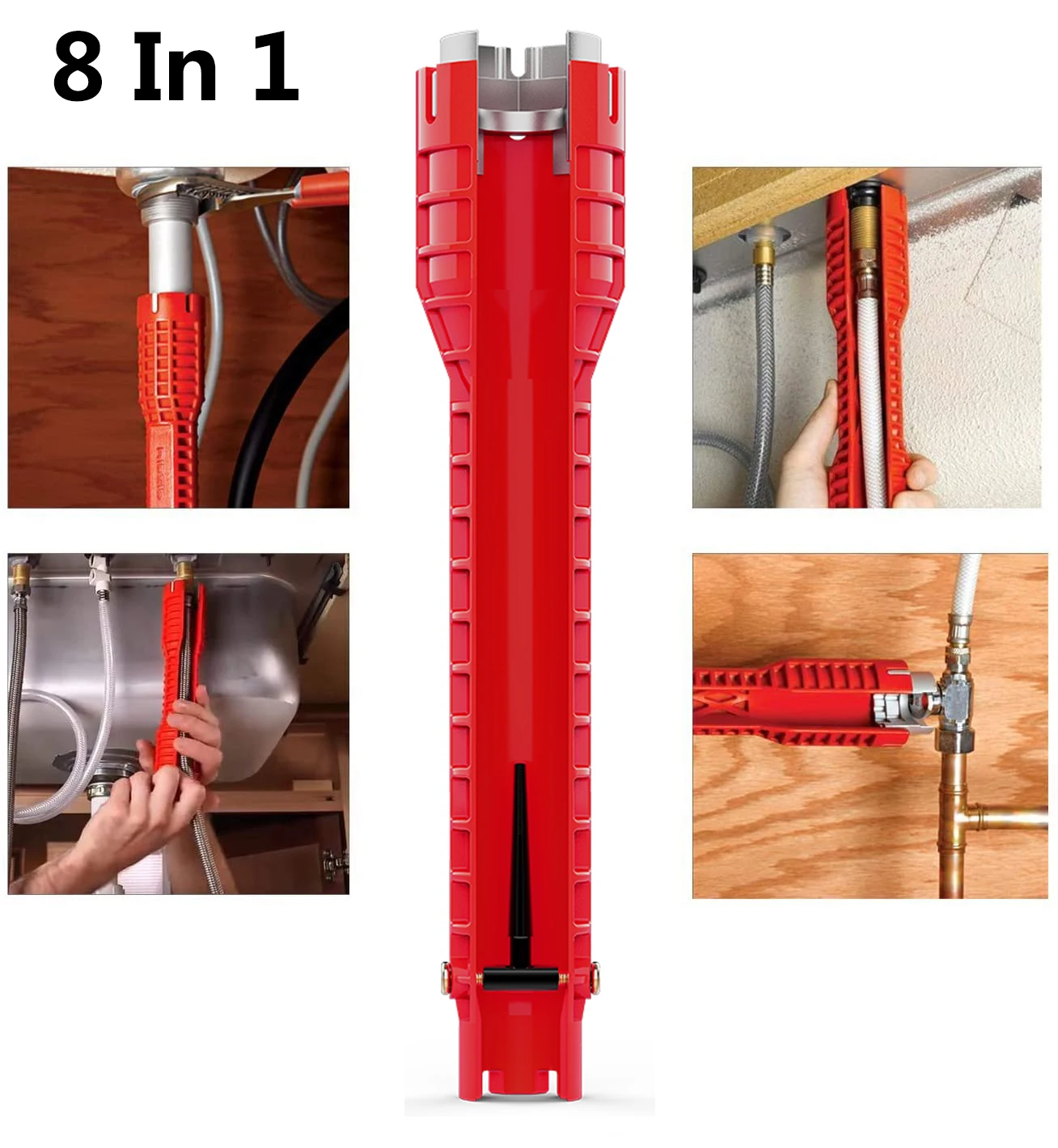 8 In 1 Flume Magic Wrench Sink Faucet Plumbing Tools Magic Wrench 8 in 1 Multifunctional English Key Repair Plumbing Wrench Tool
8 In 1 Flume Magic Wrench Sink Faucet Plumbing Tools Magic Wrench 8 in 1 Multifunctional English Key Repair Plumbing Wrench Tool