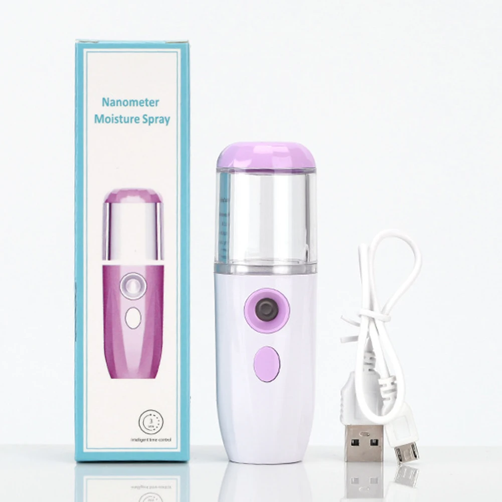 Mini Portable Humidifier Nano Mister Facial Steamer Device Beauty Spray Hydrating Apparatus Cold Spray Apparatus Rechargeable
Mini Portable Humidifier Nano Mister Facial Steamer Device Beauty Spray Hydrating Apparatus Cold Spray Apparatus Rechargeable