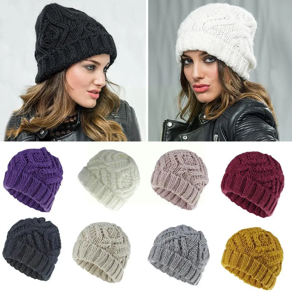 Новинка, зимние вязаные женские шапки, модная Осенняя Корейская вязаная шапка, облегающие шапки для женщин и девушек, теплая шапка D3Y0
Новинка, зимние вязаные женские шапки, модная Осенняя Корейская вязаная шапка, облегающие шапки для женщин и девушек, теплая шапка D3Y0
